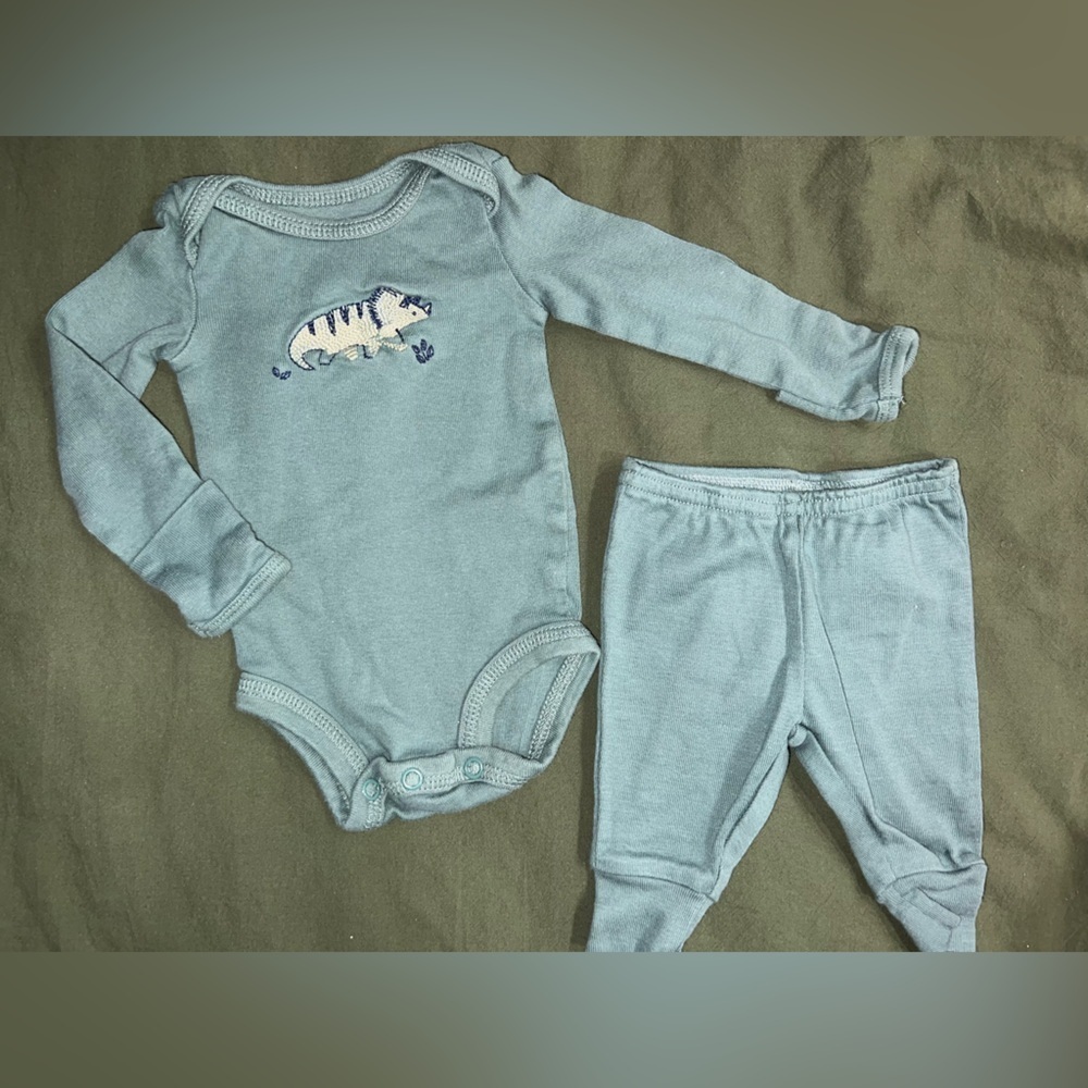 ‼️NWOT: Carter’s Matching Dino Set - NB